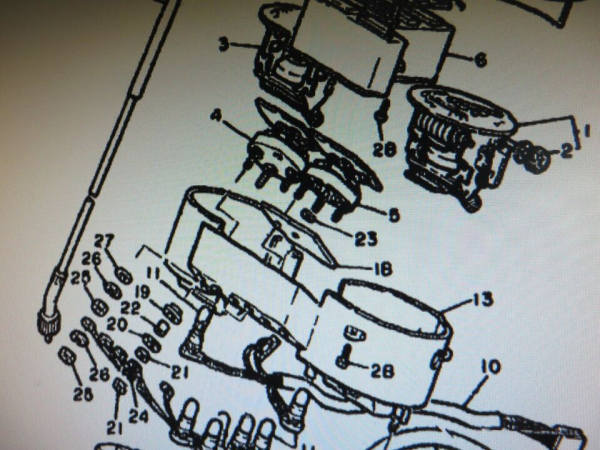 Yamaha Befestigungshülse Tacho Drehzahlmesser XJ550 collar meter 4G0-83522-00 Original NEU
